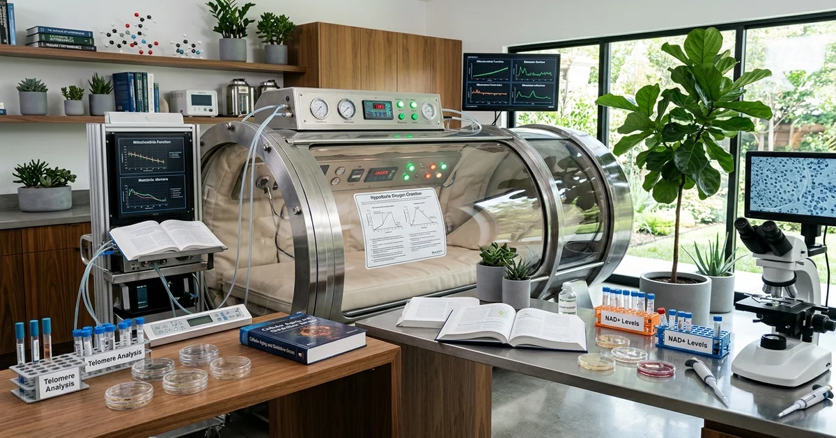 Hyperbaric Oxygen Therapy and Cellular Aging: What Controlled Studies Show